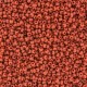 Miyuki rocailles Perlen 11/0 - Matted opaque burnt orange 11-2314